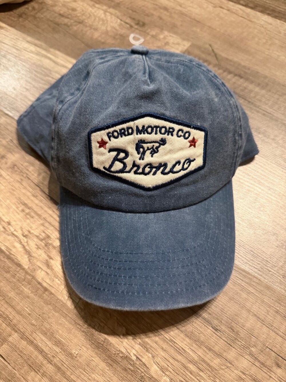 Ford Bronco Blue Cotton Adjustable Snapback Hat Official Licensed Product